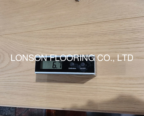 Quality Popular Color European Oak Engineered Wood Flooring 14mm Thickness Brushed Invisible lac To Italy, Select Grade factory