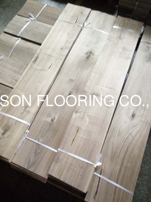Quality American Walnut flooring veneers; Walnut top layer for flooring, black walnut lamellas for engineered floors factory
