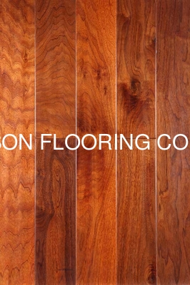 Rotary American walnut engineered hardwood flooring with handscraped finishing