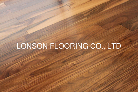 Quality smooth Small Leaf Acacia/Asian Walnut Engineered Hardwood Flooring factory