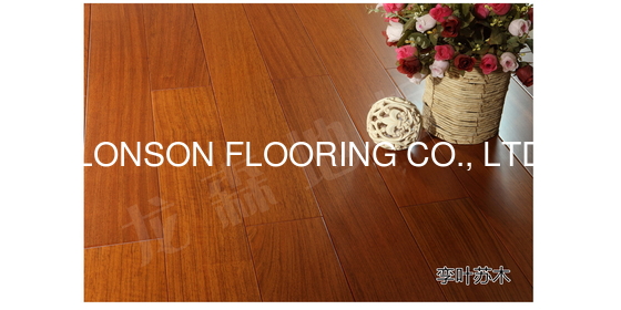 quality Jatoba(Brazilian Cherry) solid hardwood flooring, A grade, smooth, prefinished surface factory