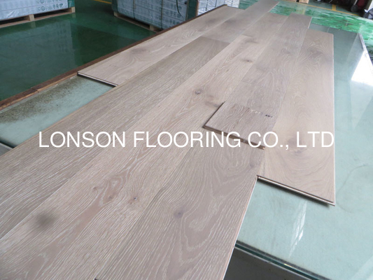 Quality Smoked European Oak Engineered Timber Flooring, Selected ABC Grade factory