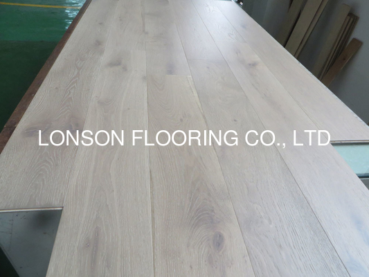 Quality Smoked European Oak Engineered Timber Flooring, Selected ABC Grade factory