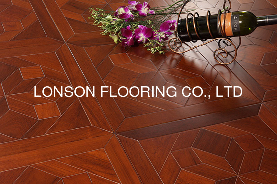 Quality burma(myanmar ) teak wood parquetry tiles flooring, customized design available factory