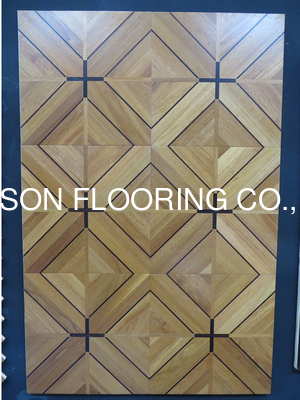 Quality white oak engineered parquet tiles,  different designs and customized designs available factory