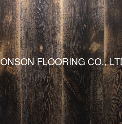 Quality Fired Oak Engineered Parquets, special burned oak engineered floors factory