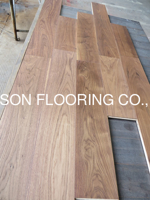 quality natural oiled American walnut multi layers engineered wood floors factory
