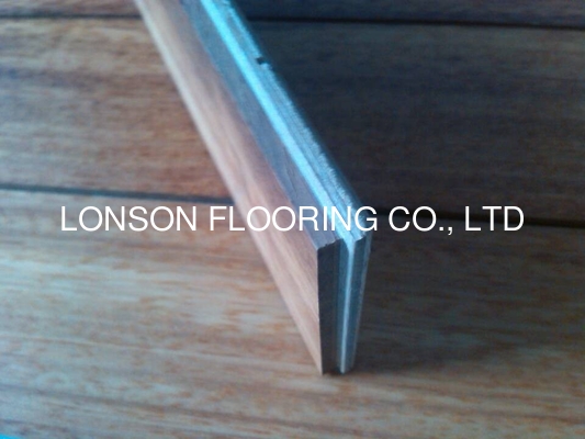 Quality 2 Layers African Iroko Engineered Parquet Flooring With Square Edge factory