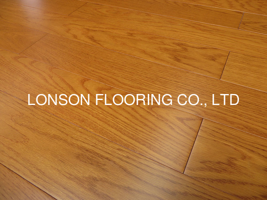 Quality teak stained American white Oak engineered wood flooring to Thailand factory