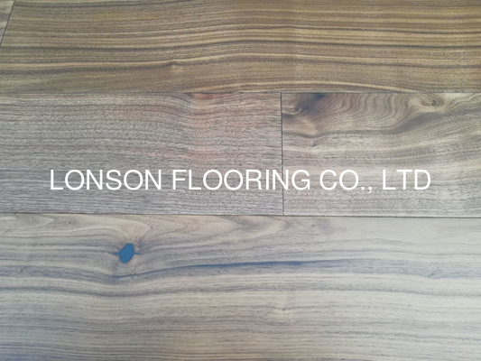 Quality Selected Grade American Walnut Engineered Wood Flooring, Natural Colour factory