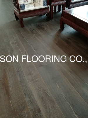 Quality rustic oak engineered wood flooring, EF grade with big cracks, factory