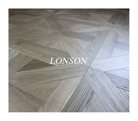 quality Natural Smoked Oak Tiles Parquet Flooring, Birch plywood, 800 *800MM factory