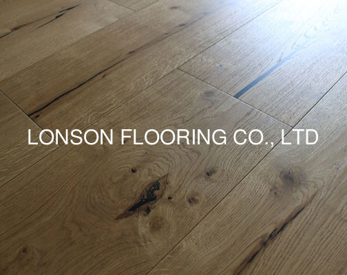 Quality 260mm 3-Layers European Oak Engineered Wood Flooring with 2200mm Length and Click Joint factory