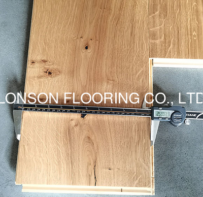 Quality Natural Oiled 260mm Oak Engineered Wood Flooring, Country Grade factory