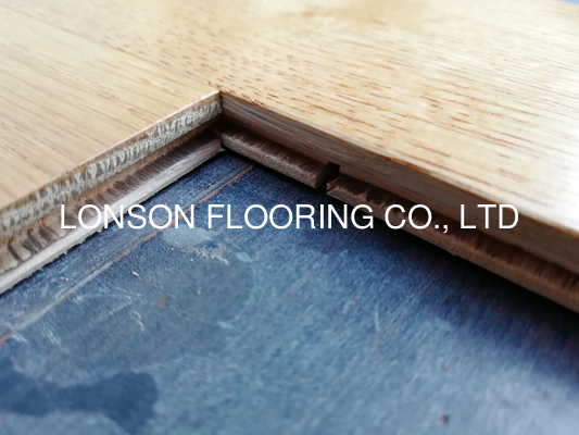 Quality selected graded stained semi-solid oak engineered wood flooring factory