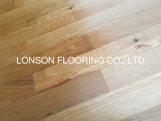 Quality selected graded stained semi-solid oak engineered wood flooring factory