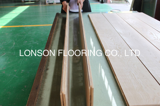 Quality 3-ply all oak engineered wood flooring to Euro and Australia factory