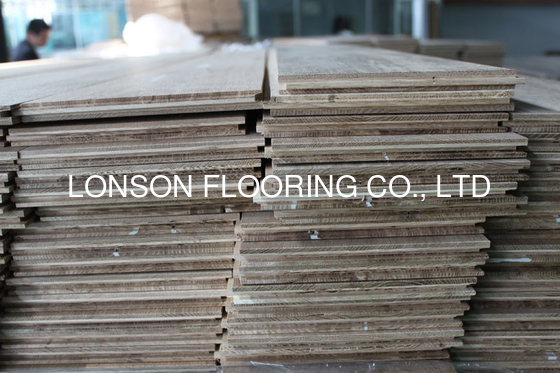 Quality 3-ply all oak engineered wood flooring to Euro and Australia factory