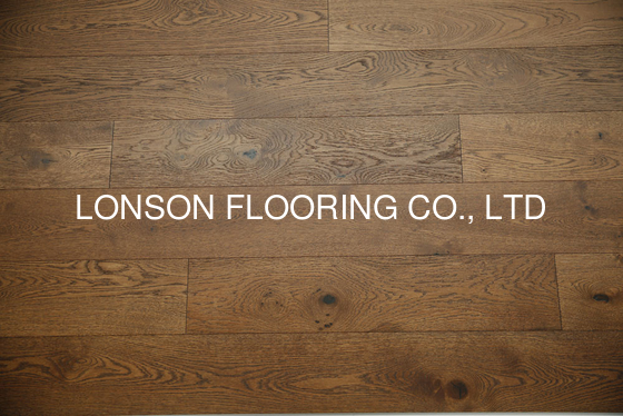 Quality white oak HDF engineered wood flooring with American popular color stains factory