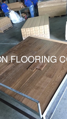 Quality brushed White Oak engineered wood flooring, 0 tax to American clients from Cambodian factory factory