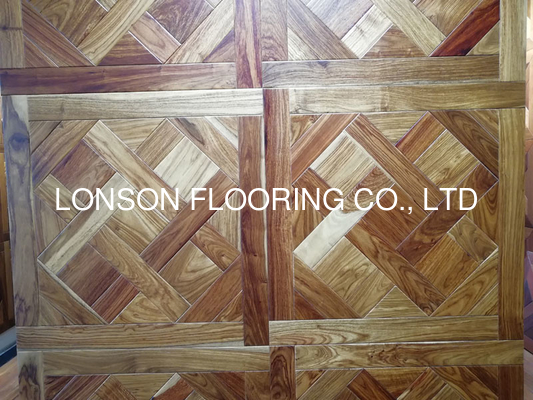 Quality White Oak Versailles Pattern Parquet Wood Floorings, oak versailles parquet panels factory