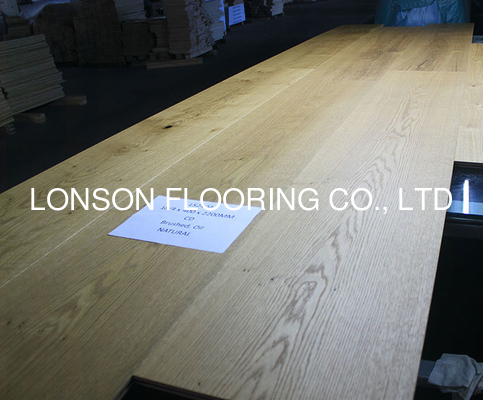 Quality 400mm Wide European Oak Engineered Wood Flooring, Super Size, Natural Oiled factory