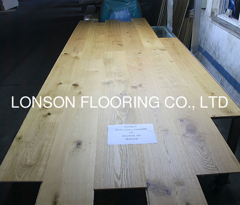 Quality Character Grade Oak Engineererd Wood Flooring, Wide 260mm, Natural Oil factory