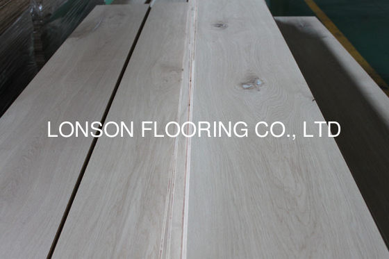 Quality unfinished wide plank European Oak Engineered Wood Flooring with width 150-450MM factory