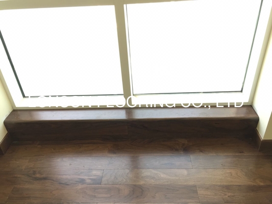Quality stained Rotary American Walnut Engineered hardwood Flooring, selected grade factory
