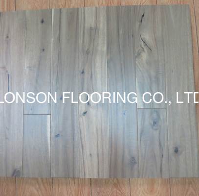 quality big (large) Leaf Acacia Solid Hardwood Flooring, Asian Walnut solid flooring factory
