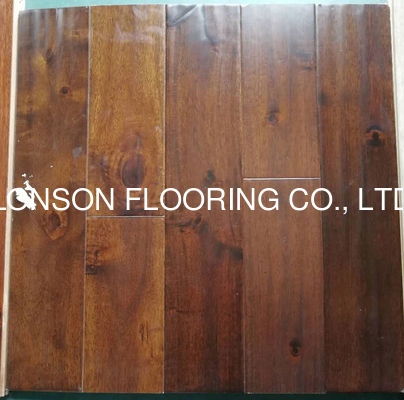 quality big (large) Leaf Acacia Solid Hardwood Flooring, Asian Walnut solid flooring factory