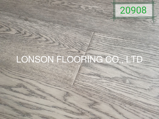Quality White Oak Engineered hardwood flooring with modern grey stained factory