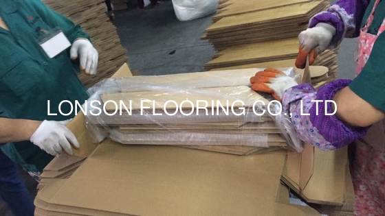 Quality selected grade Chervon in Oak engineered Parquet wood flooring in natural color factory