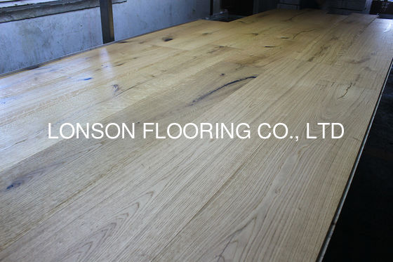 Quality 260mm Wide Natural Oiled Oak Engineered Wood Flooring in EF Grade with Click Joint factory