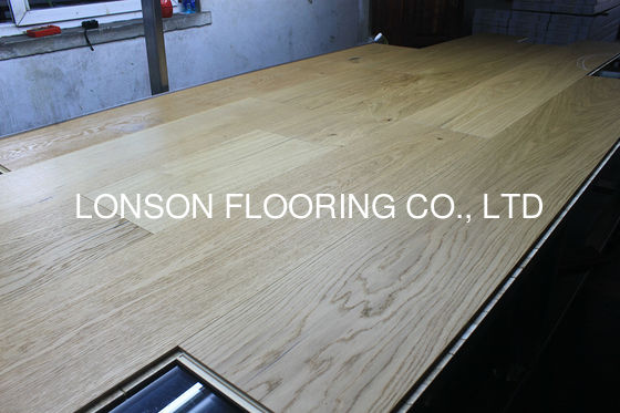Quality 2200 x 300 x 15/4MM E1 Formaldehyde Emission EF Grade Oak Engineered Wood Flooring factory