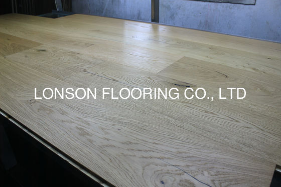 Quality 2200 x 300 x 15/4MM E1 Formaldehyde Emission EF Grade Oak Engineered Wood Flooring factory