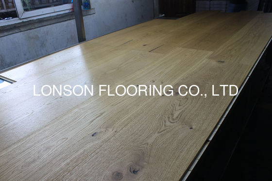 Quality 300mm Wide Natural Oiled Oak Engineered Wood Flooring in DD Grade with European Oak Veneers factory