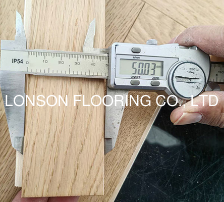 quality 2-layers Oak Engineered Wood Flooring, Natural Vanished, 500 x 50MM factory