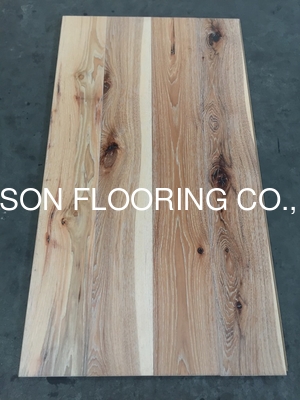 quality Hickory HDF engineered hardwood flooring to USA with poplar finishing factory