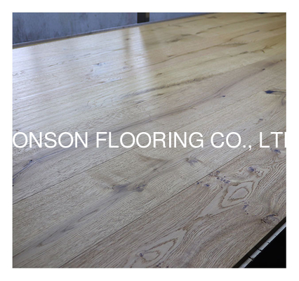 Quality PEFC Certificated Oak Engineered Wood Flooring, Handscraped, Click, Oiled factory
