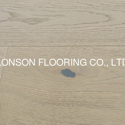 Quality Popular Brushed White Washed UV Lac Oak Engineered Wood Flooring, Thickness 15/4mm factory