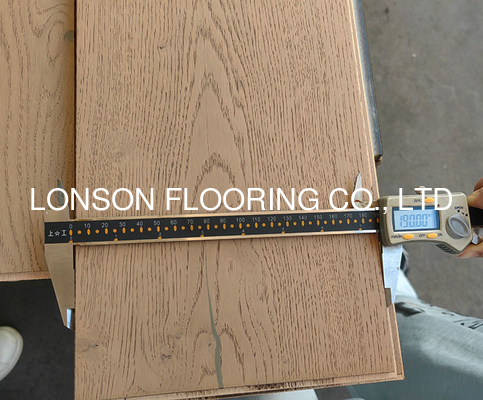 Quality Character Grade Oak Engineered Wood Flooring, Morning Gray, Micro Bevel factory