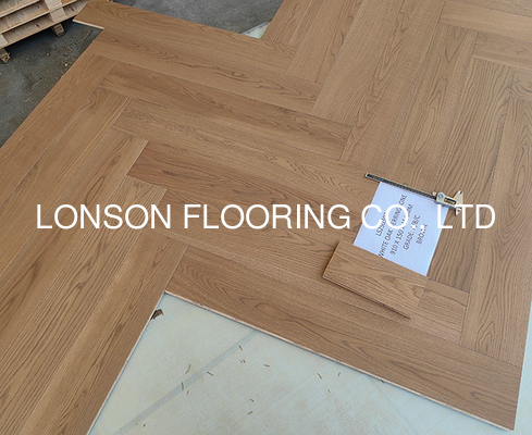 Quality Big Size Herringbone Oak Engineered Parquet Flooring, 910 X 150MM factory
