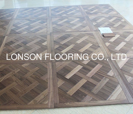 Quality Quality American Walnut Versailles Panels Engineered Wood Flooring factory