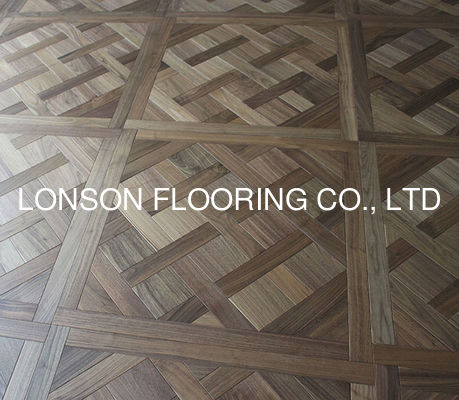 Quality Quality American Walnut Versailles Panels Engineered Wood Flooring factory