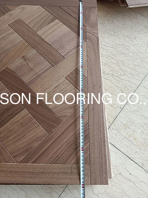 Quality Quality American Walnut Versailles Panels Engineered Wood Flooring factory