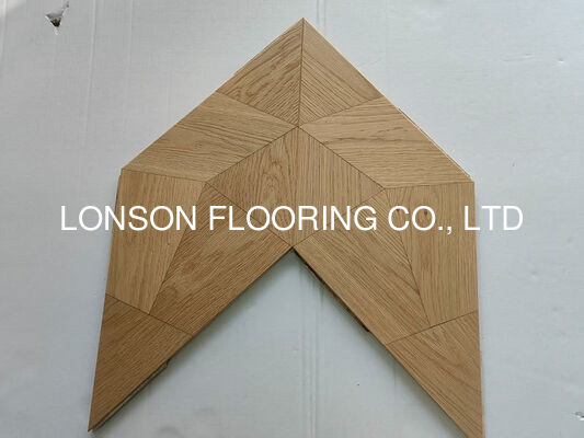 Quality Diamond Shaped Oak Engineered Wood Flooring, Unique Design, ABC Grade factory