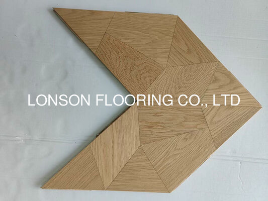 Quality Diamond Shaped Oak Engineered Wood Flooring, Unique Design, ABC Grade factory