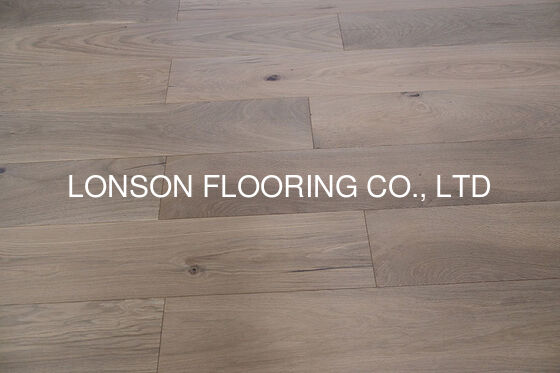 Quality Smoked, White Oiled Oak Engineered Wood Flooring, 190 X 15/4MM, Character factory
