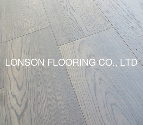 Quality medium grey stained russian oak engineered wood flooring, different grades are available factory